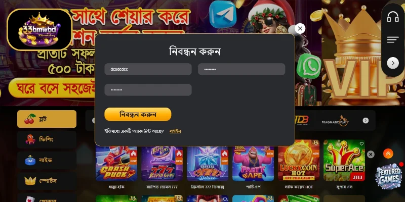 প্রক্রিয়াটি সম্পন্ন করুন 33BMW রেজিস্ট্রেশন