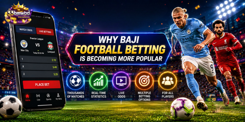 Why Baji Football Betting Is Becoming More Popular